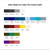 tank top color chart - GTA Merch