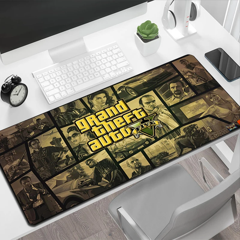 GTA 5 Mouse Pad Xl Computer and Office Extended Xxl Long Keyboard Gaming Free Shipping Pc 6 - GTA Merch