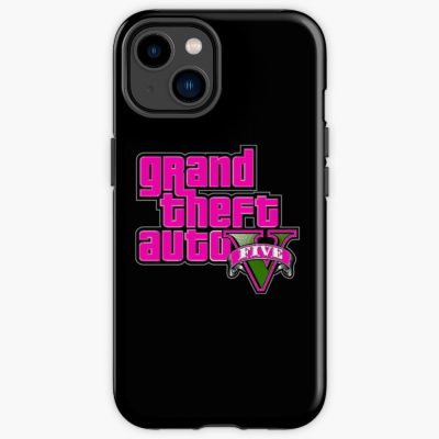 Grand Theft Auto Logo: Grand Theft Auto V Big Sticker Iphone Case Official GTA Merch