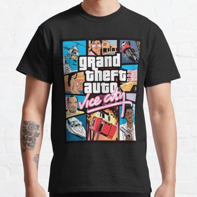 Grand Theft Auto Vice City Cover T-Shirt Official GTA Merch