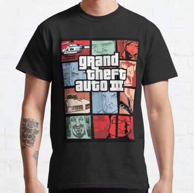 Grand Theft Auto Iii Cover T-Shirt Official GTA Merch