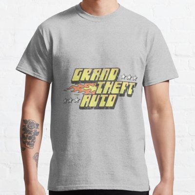 Grand Theft Auto T-Shirtoriginal Grand Theft Auto [Vintage Distressed] T-Shirt Official GTA Merch