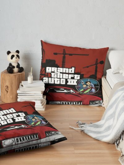 Game - Gta Throw Pillow Official GTA Merch