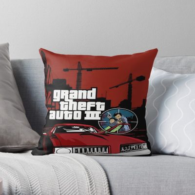Game - Gta Throw Pillow Official GTA Merch