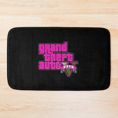 Grand Theft Auto Logo: Grand Theft Auto V Big Sticker Bath Mat Official GTA Merch