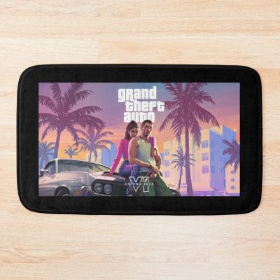 Grand Theft Auto Vi Gta 6 Bath Mat Official GTA Merch