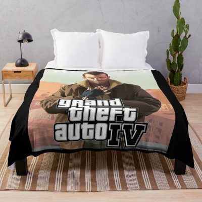 Game - Gta Throw Blanket Official GTA Merch
