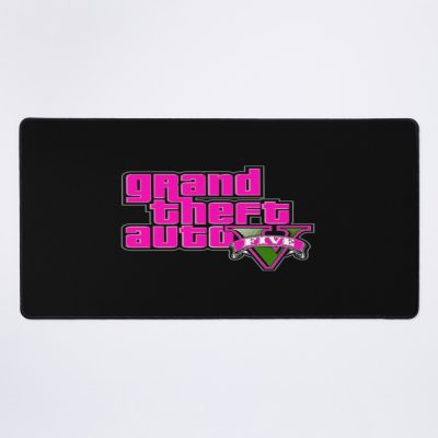 Grand Theft Auto Logo: Grand Theft Auto V Big Sticker Mouse Pad Official GTA Merch