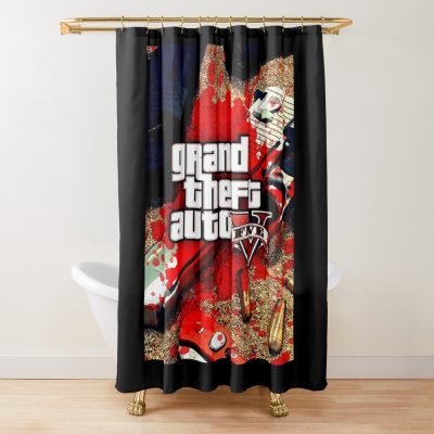 Game - Gta Shower Curtain Official GTA Merch
